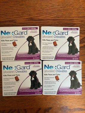 NexGard 12 MONTH SUPPLY 26.1-60 lbs Dogs LIMITED TIME PRICE